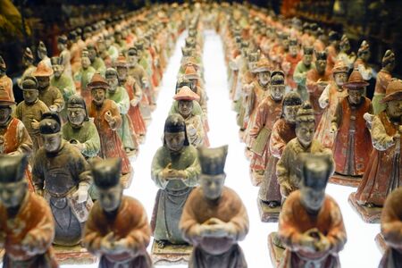 Tang Sancai culture at museumのeditorial素材