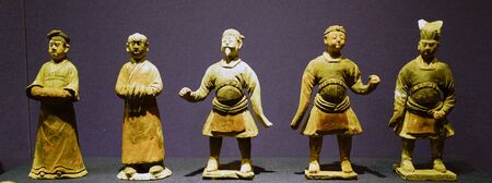 Tang Sancai culture at museumのeditorial素材