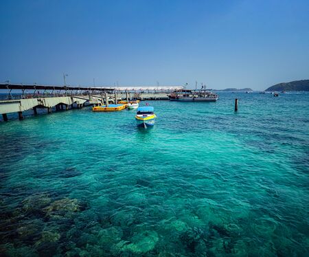 Golden Sand Island, Thailandの写真素材