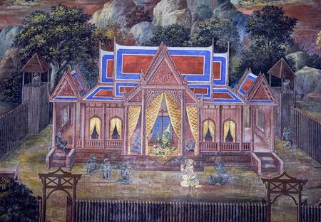 Grand Palace frescoのeditorial素材