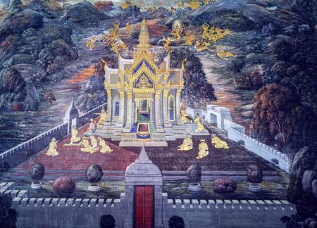 Grand Palace frescoのeditorial素材