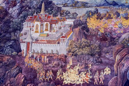 Grand Palace frescoのeditorial素材
