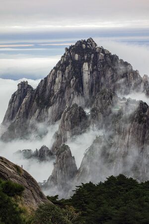 Ink Huangshanの写真素材