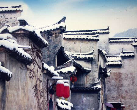 Xidi Ancient Villageの写真素材
