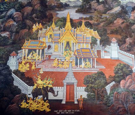Grand Palace frescoのeditorial素材