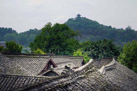 Langzhong Ancient Cityの写真素材