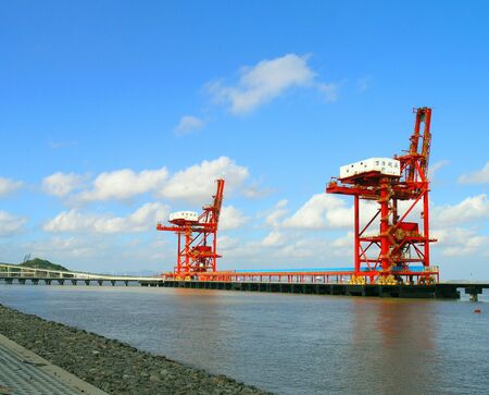 Chemical park wharfのeditorial素材