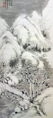 landscape paintingのeditorial素材