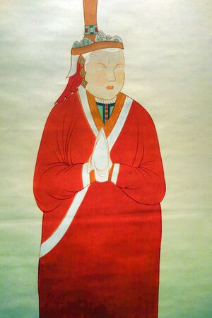 Zhang Daqianlin Dunhuang Muralのeditorial素材