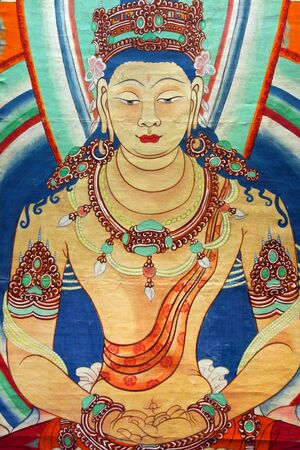 Zhang Daqianlin Dunhuang Muralのeditorial素材