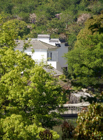Ningbo Jiangbei Lvyeju Springの写真素材