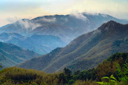 Siming Mountain sceneryの写真素材