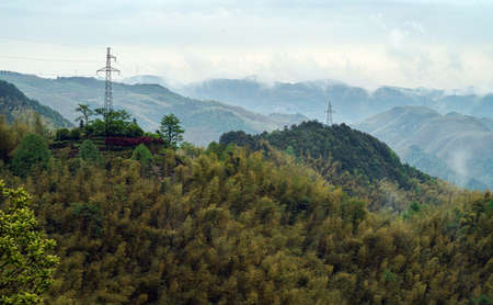 Siming Mountain sceneryの写真素材