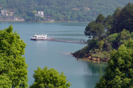 Tiantai mountain sceneryの写真素材