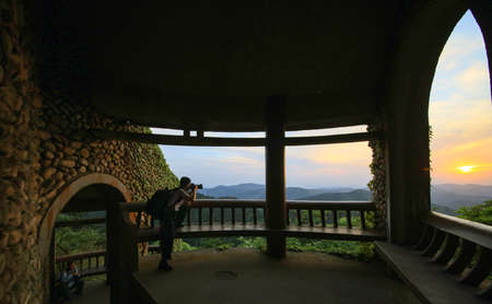 Tiantai mountain scenery
