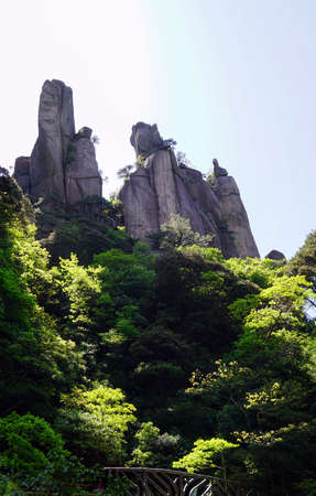 Sanqingshan Springの写真素材