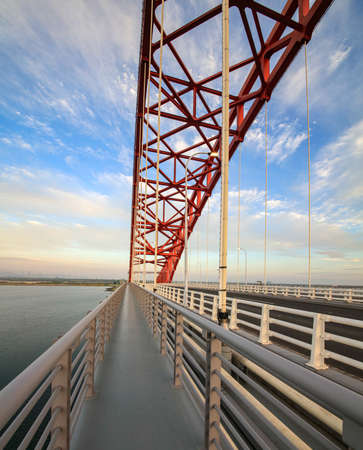 Bridge across the seaの写真素材