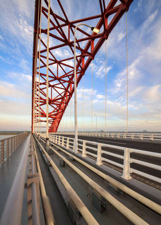 Bridge across the seaの写真素材