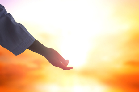 Jesus  handの写真素材