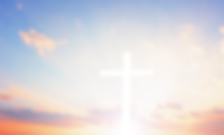 Good Friday concept: illustration of Jesus Christ crucifixion on Good Fridayの写真素材