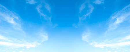 World Environment Day concept: blue sky with cloudの写真素材