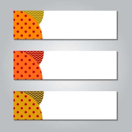 Set web bannerのイラスト素材