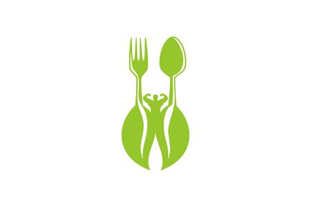 healthy food for body builder design inspirationのイラスト素材