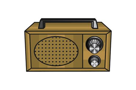 old radio design inspirationのイラスト素材