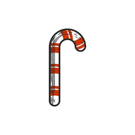 candy cane, Christmas Decorationのイラスト素材