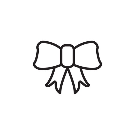 Bow, Christmas decorationのイラスト素材