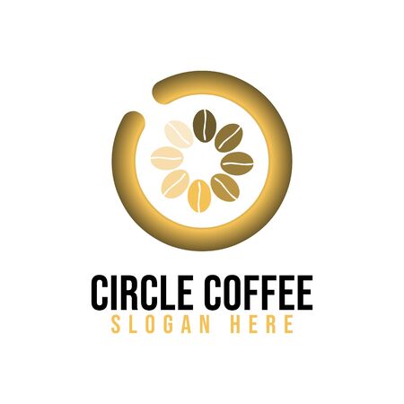 Initial letter o coffee Modern Logo Ideas. Inspiration logo design. Template Vector Illustration. Isolated On White Backgroundのイラスト素材