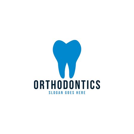 dental care logo Ideas. Inspiration logo design. Template Vector Illustration. Isolated On White Backgroundのイラスト素材