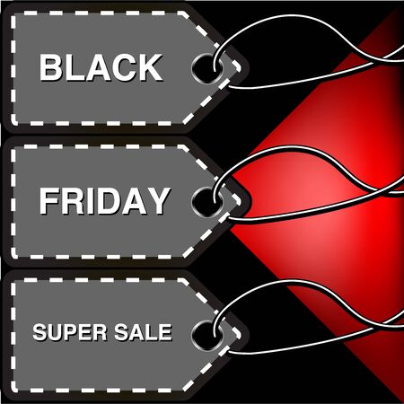 Black Friday sale inscription design template. Black Friday banner. Vector illustrationのイラスト素材