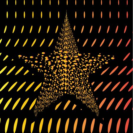 Beautiful shining star abstract background vector illustrationのイラスト素材