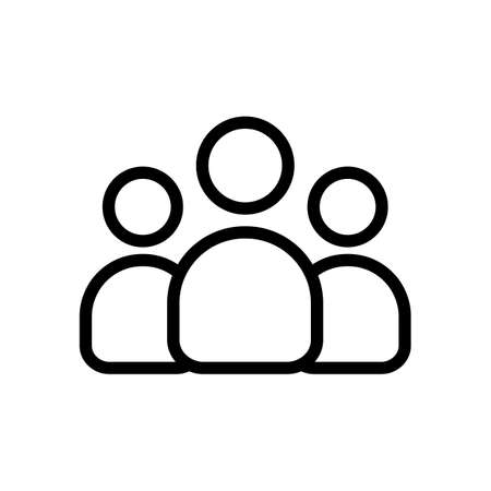 group people iconのイラスト素材