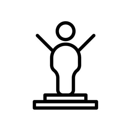 celebration success, business iconのイラスト素材