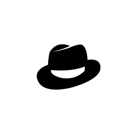 cowboy cap flat icon vector illustrationのイラスト素材