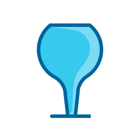 cocktail glass icon vector illustration isolated on white backgroundのイラスト素材