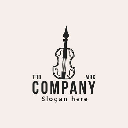 organic wheat logo icon vector illustrationのイラスト素材