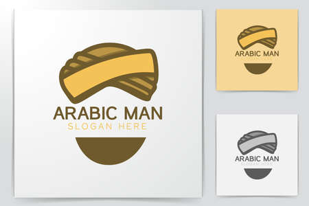 arabic hats logo Designs Inspiration Isolated on White Backgroundのイラスト素材