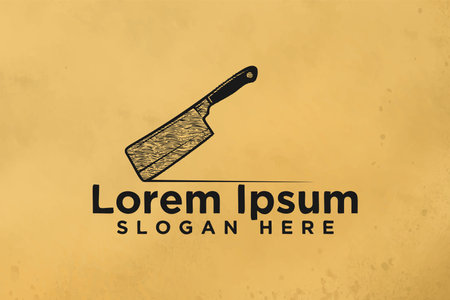 Knife Restaurant Logo Designs Vector Illustrationのイラスト素材