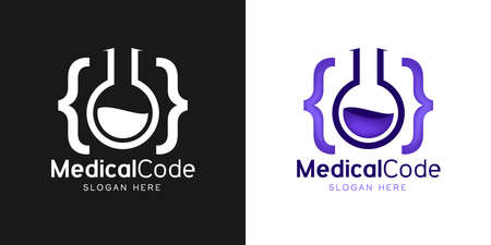 code lab logo design inspirationのイラスト素材