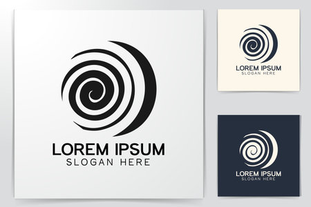 wind logo Designs Inspiration Isolated on White Backgroundのイラスト素材