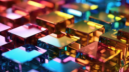 Abstract background with closeup AI Generated Imageの素材