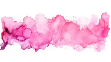 Abstract pink watercolor AI Generated Imageの素材