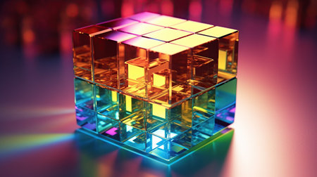 Abstract background with closeup AI Generated Imageの素材