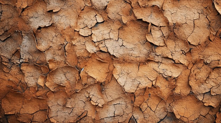 Abstract relief rough gritty brown AI Generated Imageの素材