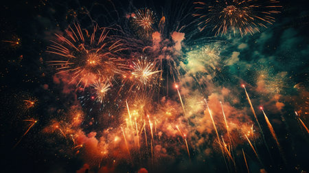 fireworks , generated ai imageの素材