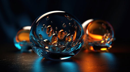 glassmorphism style, Ai Generated Imageの素材