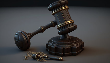 gavel justice hammer Ai Geneated Imageの素材
